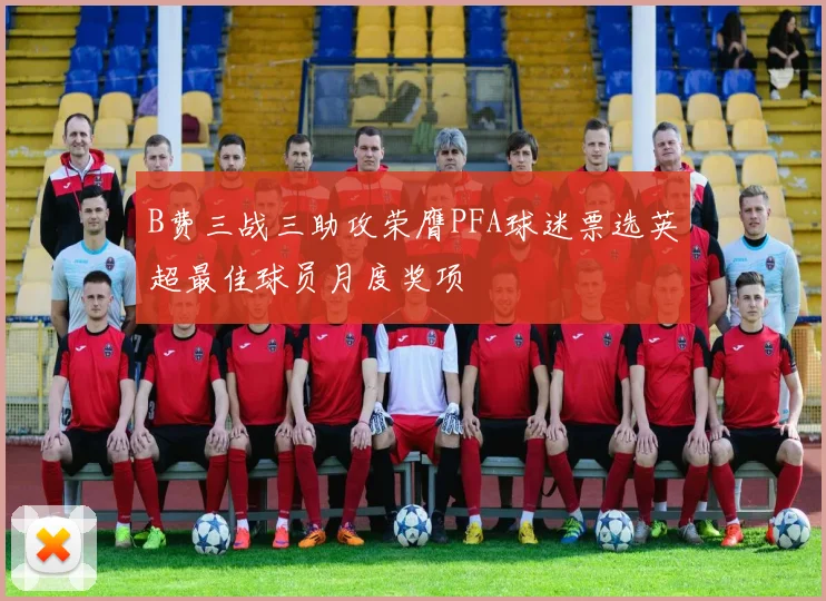 B费三战三助攻荣膺PFA球迷票选英超最佳球员月度奖项